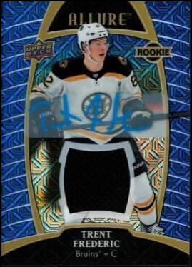 Trent Frederic [Blue Line Autograph Jersey Relic] #83
