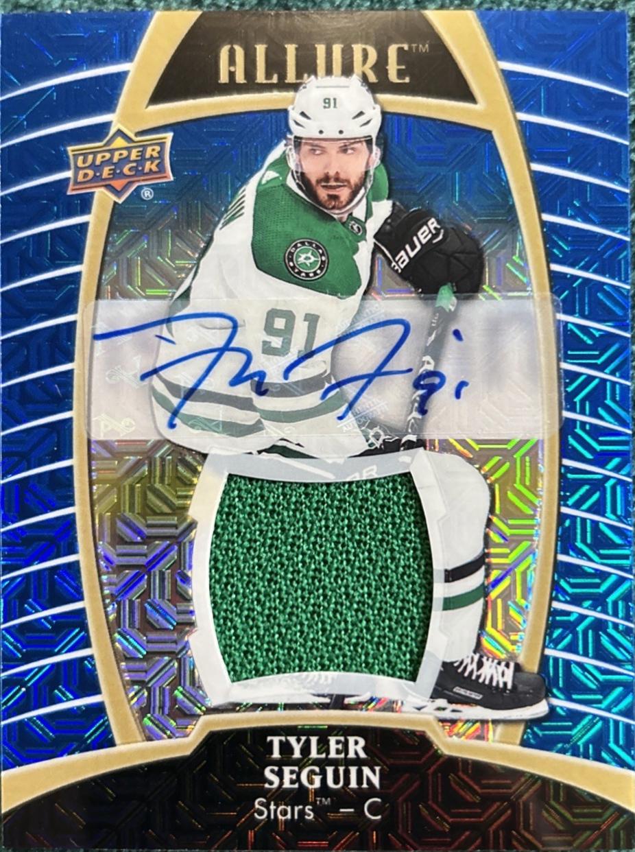 Tyler Seguin [Blue Line Autograph Jersey Relic] #60
