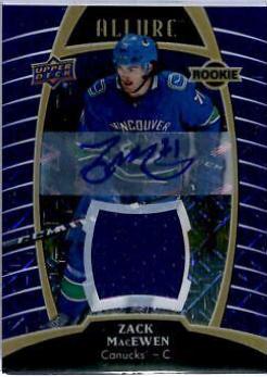 Zack MacEwen [Blue Line Autograph Jersey Relic] #68