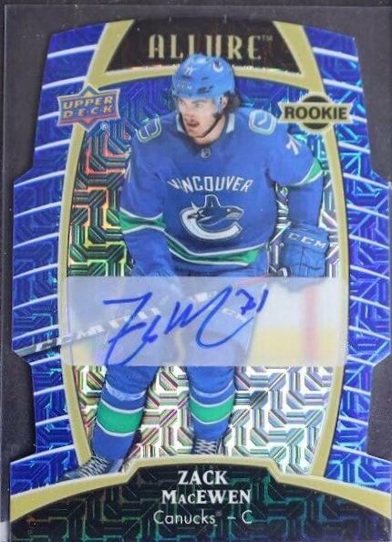 Zack MacEwen [Blue Line Autograph] #68