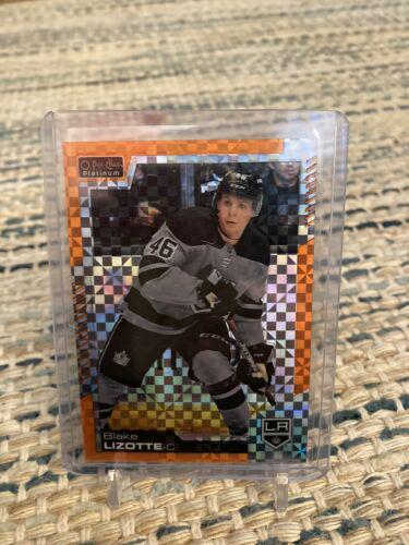 Blake Lizotte [Orange Checkers] #14