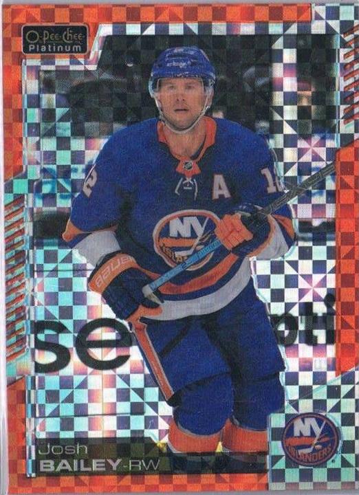 Josh Bailey [Orange Checkers] #57