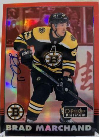 Brad Marchand [Red Autograph] #R-10