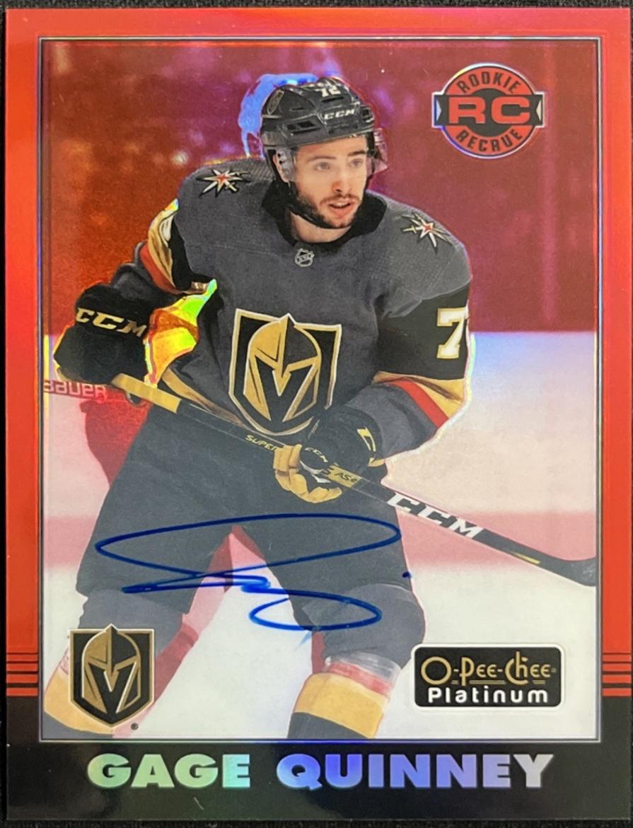 Gage Quinney [Red Autograph] #R-84