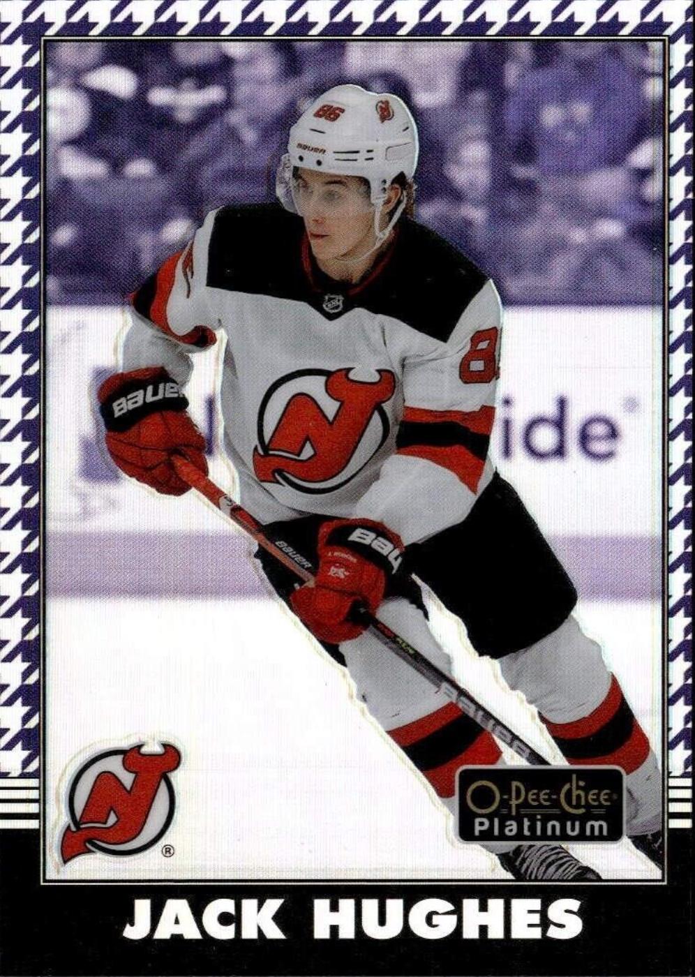 Jack Hughes [Purple Houndstooth] #R-42