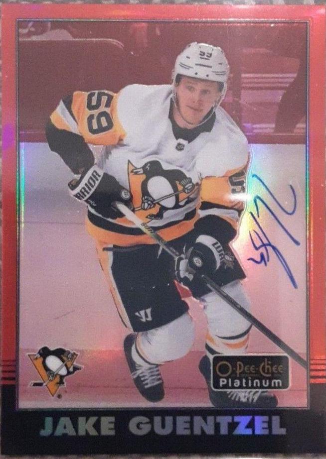 Jake Guentzel [Red Autograph] #R-29