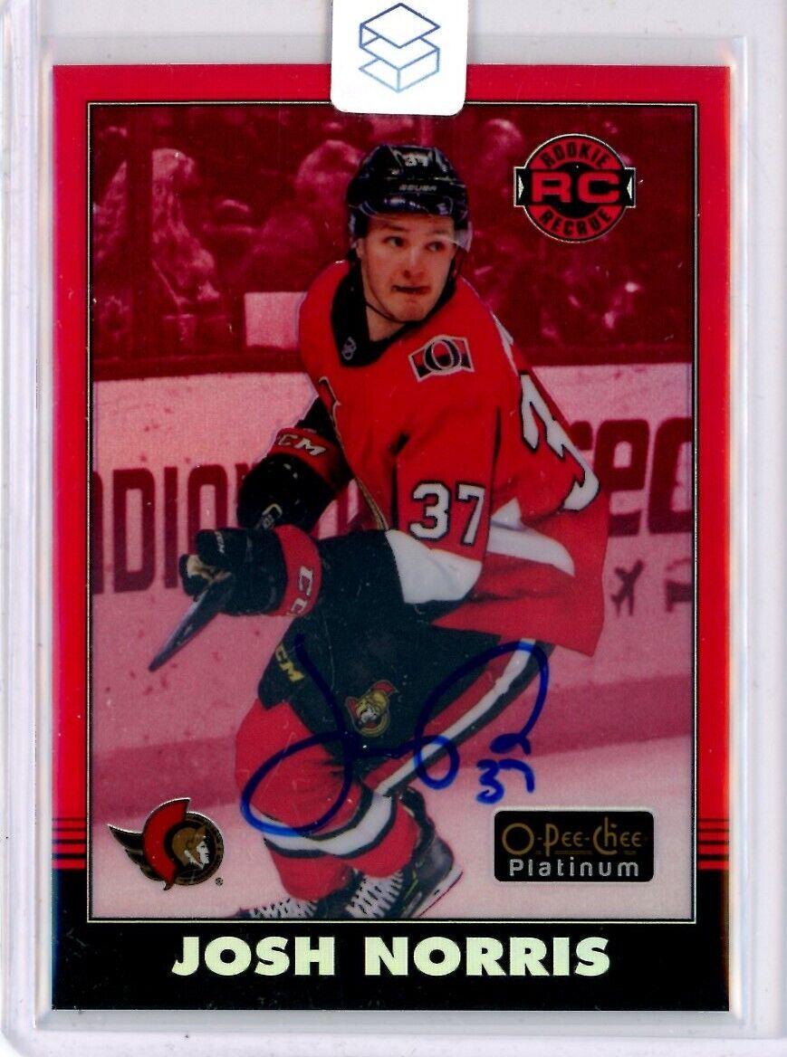 Josh Norris [Red Autograph] #R-99
