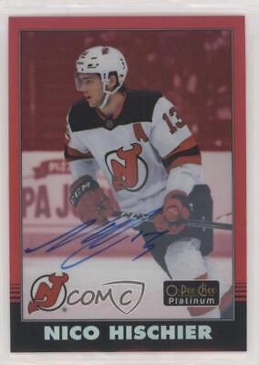 Nico Hischier [Red Autograph] #R-27