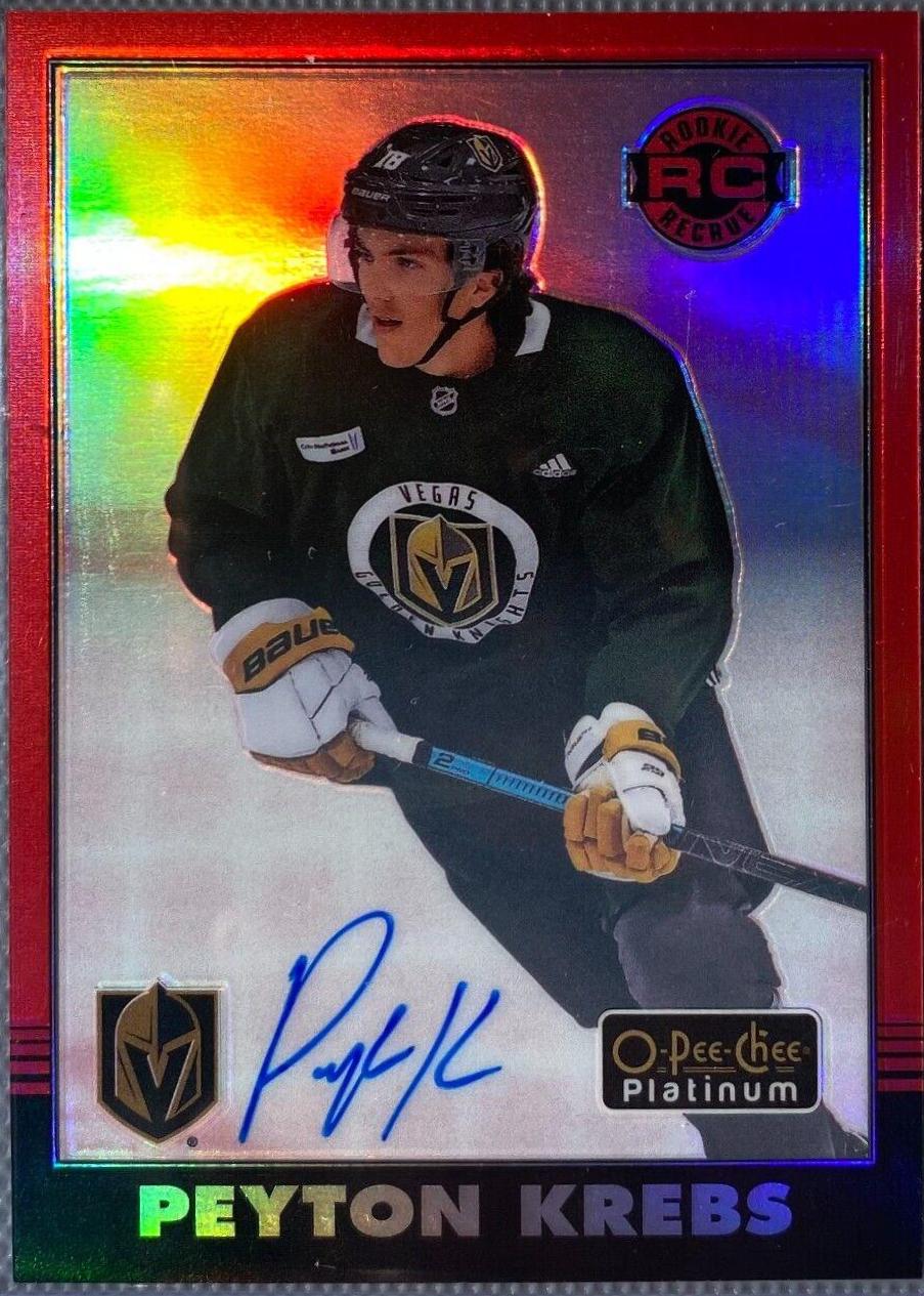 Peyton Krebs [Red Autograph] #R-73