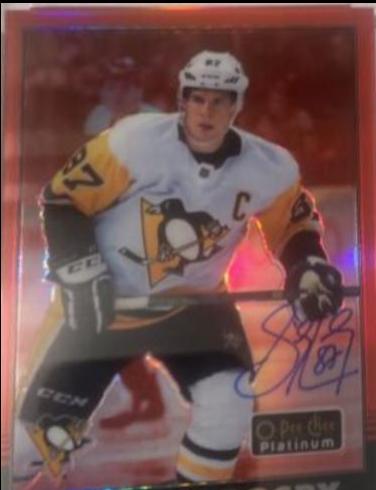 Sidney Crosby [Red Autograph] #R-3