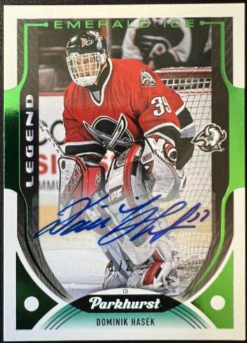 Dominik Hasek [Emerald Ice Autograph] #314