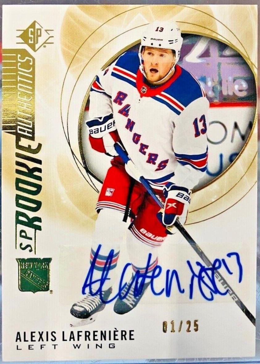 Alexis Lafreniere [Gold Signature] #101