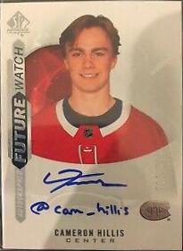 Cameron Hillis [Inscribed Autograph] #224