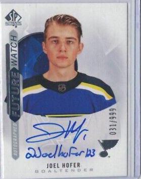 Joel Hofer [Inscribed Autograph] #231