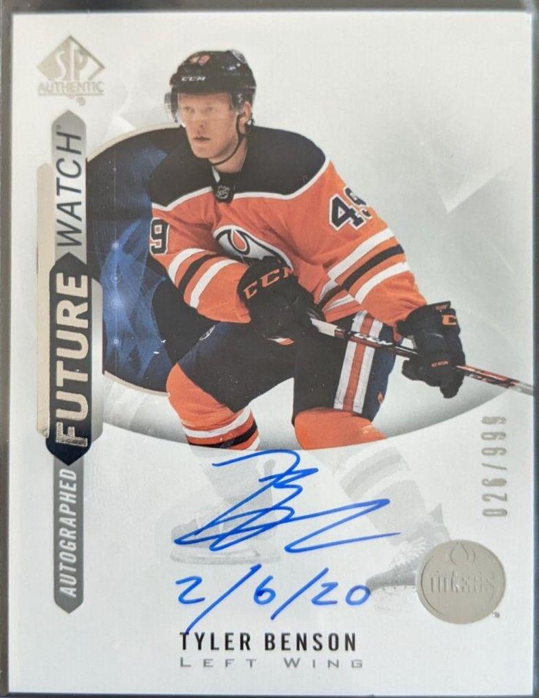 Tyler Benson [Inscribed Autograph] #174