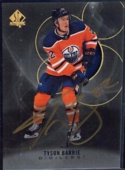 Tyson Barrie [Black Gold Ink Autograph] #13