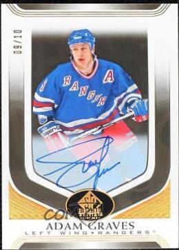 Adam Graves [Black Autograph] #106