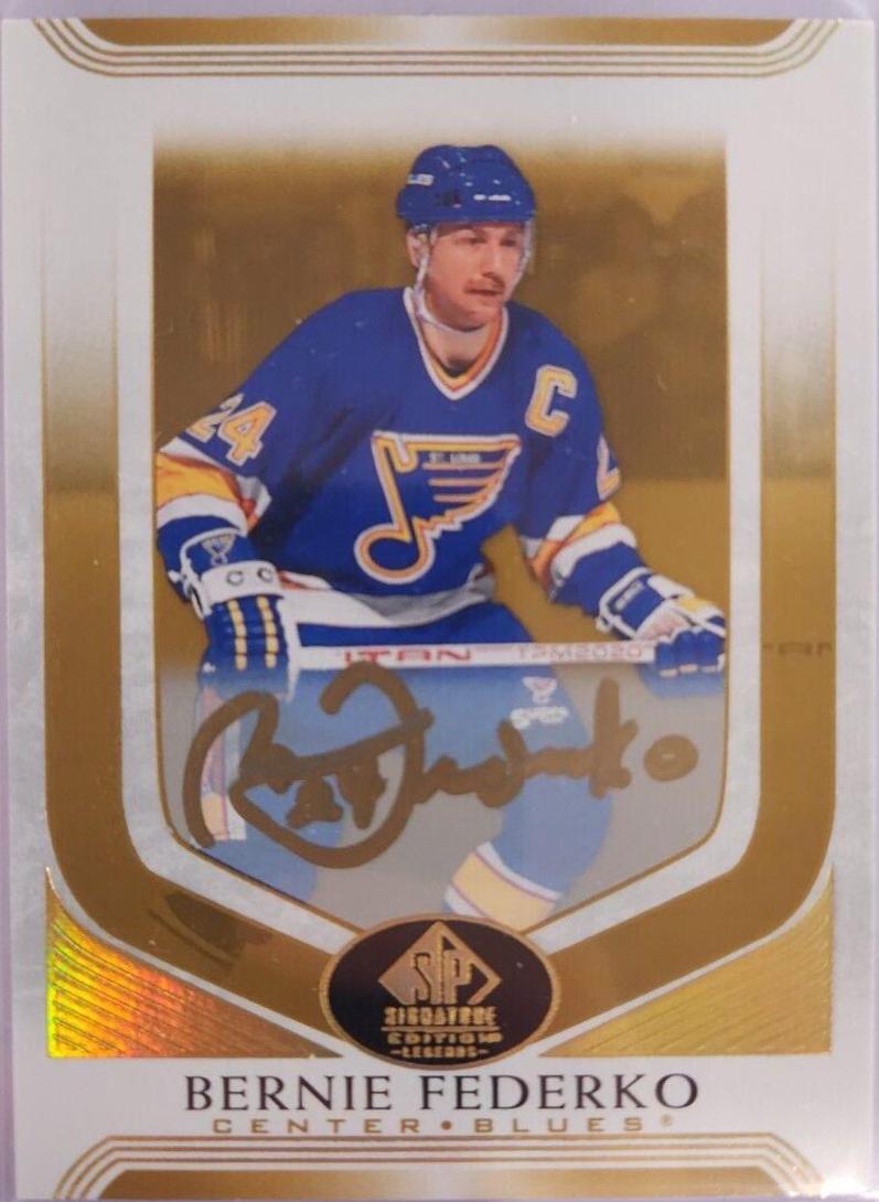 Bernie Federko [Gold Spectrum Autograph] #48