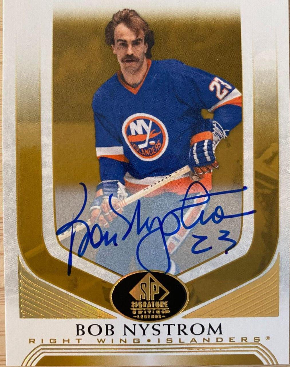 Bob Nystrom [Black Autograph] #75