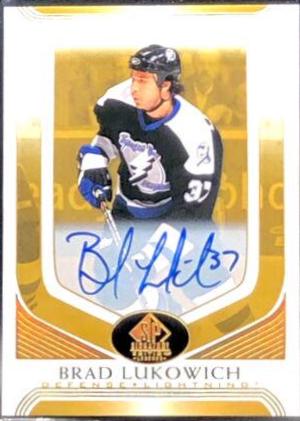 Brad Lukowich [Gold Spectrum Autograph] #264