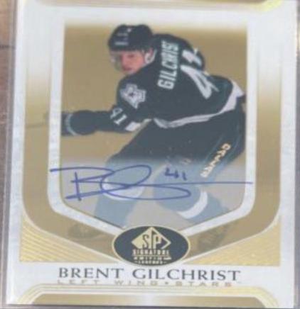 Brent Gilchrist [Gold Spectrum Autograph] #130