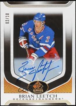 Brian Leetch [Black Autograph] #332