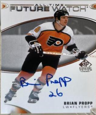 Brian Propp [Autograph] #358