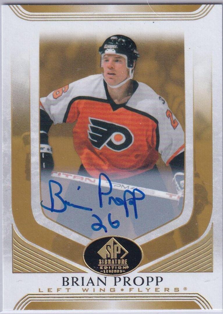 Brian Propp [Gold Spectrum Autograph] #161