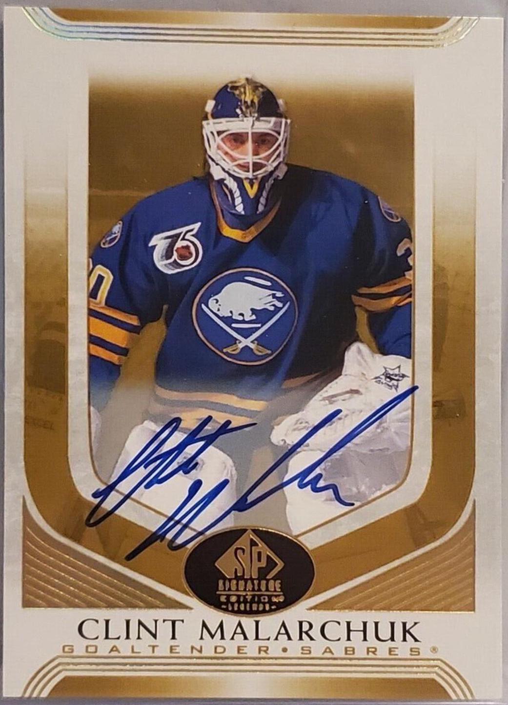 Clint Malarchuk [Black Autograph] #220