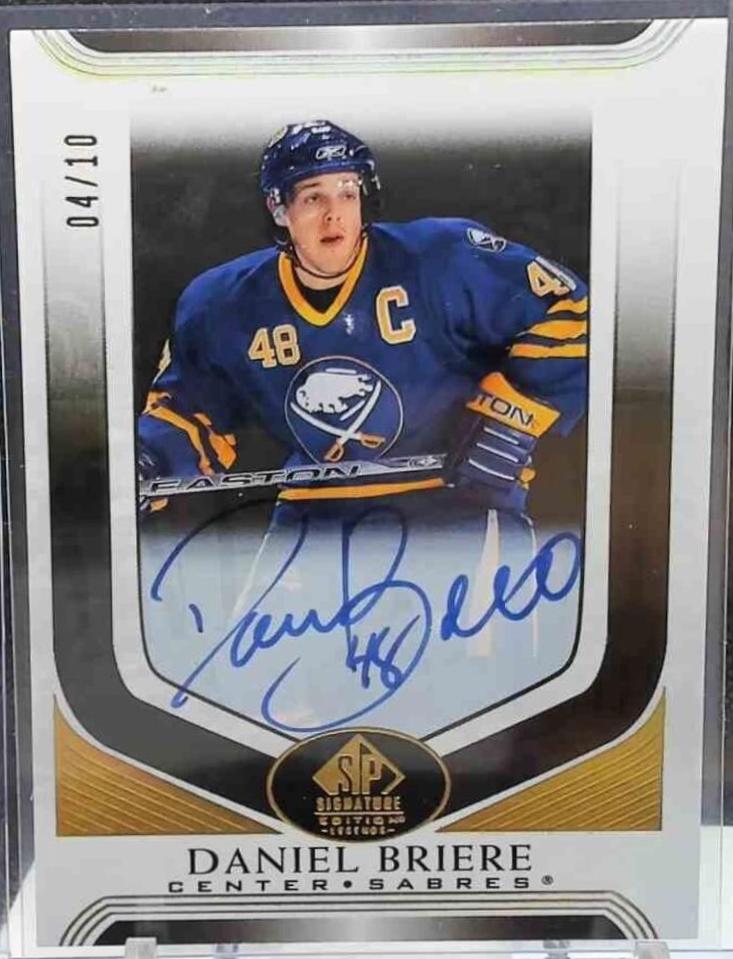 Daniel Briere [Black Autograph] #362