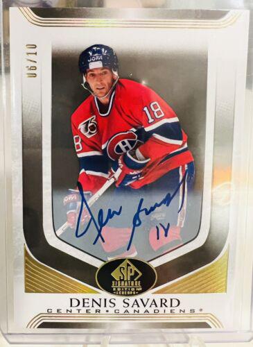 Denis Savard [Black Autograph] #40