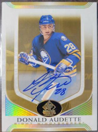 Donald Audette [Gold Spectrum Autograph] #245