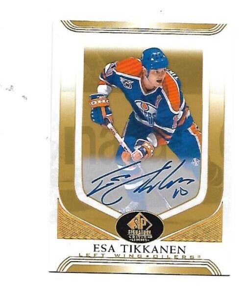 Esa Tikkanen [Black Autograph] #12