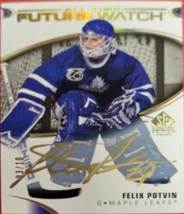 Felix Potvin [Black Autograph] #369