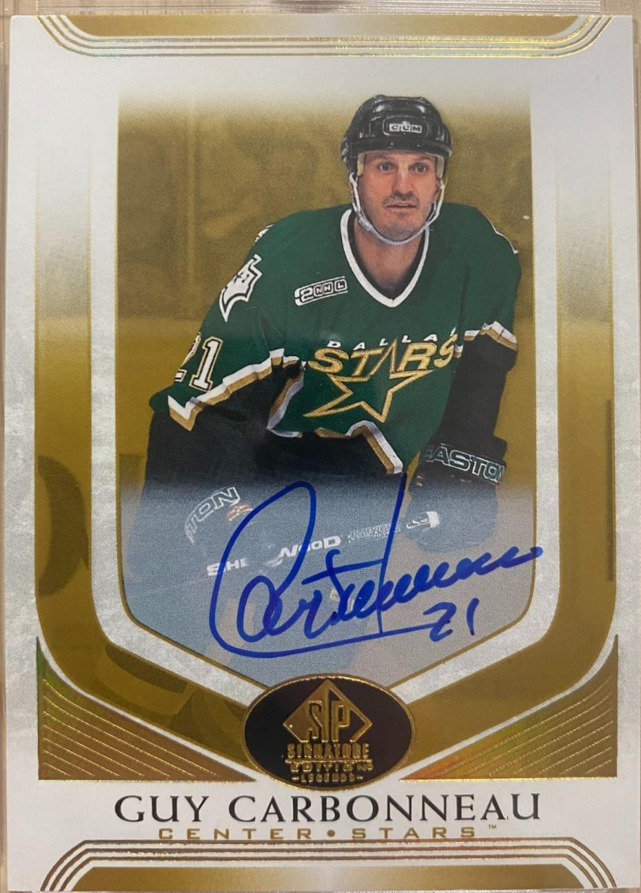 Guy Carbonneau [Black Autograph] #29