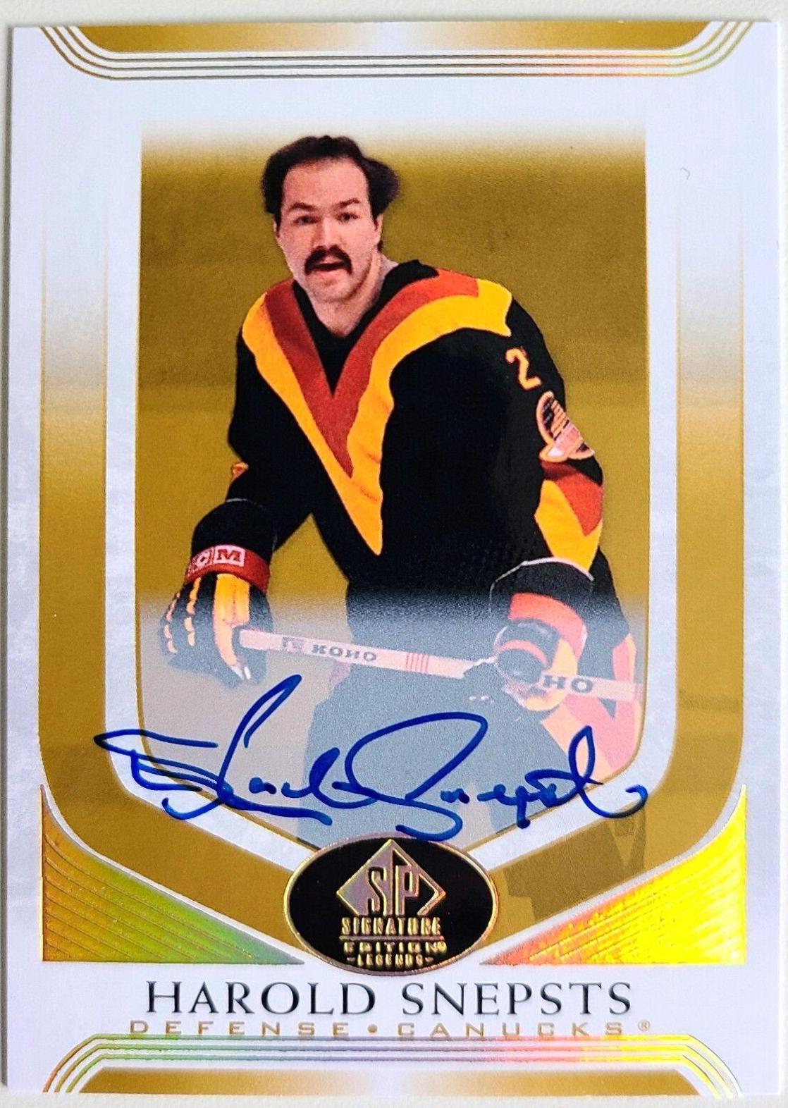 Harold Snepsts [Gold Spectrum Autograph] #38