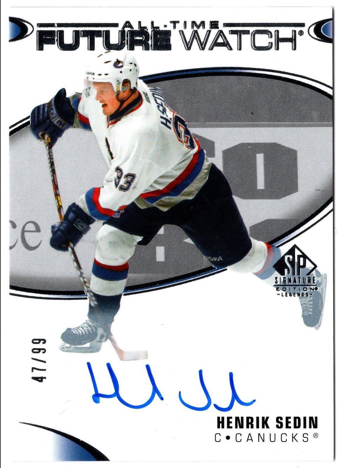 Henrik Sedin [Autograph] #395
