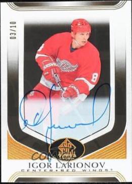 Igor Larionov [Black Autograph] #31