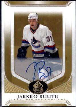 Jarkko Ruutu [Black Autograph] #196