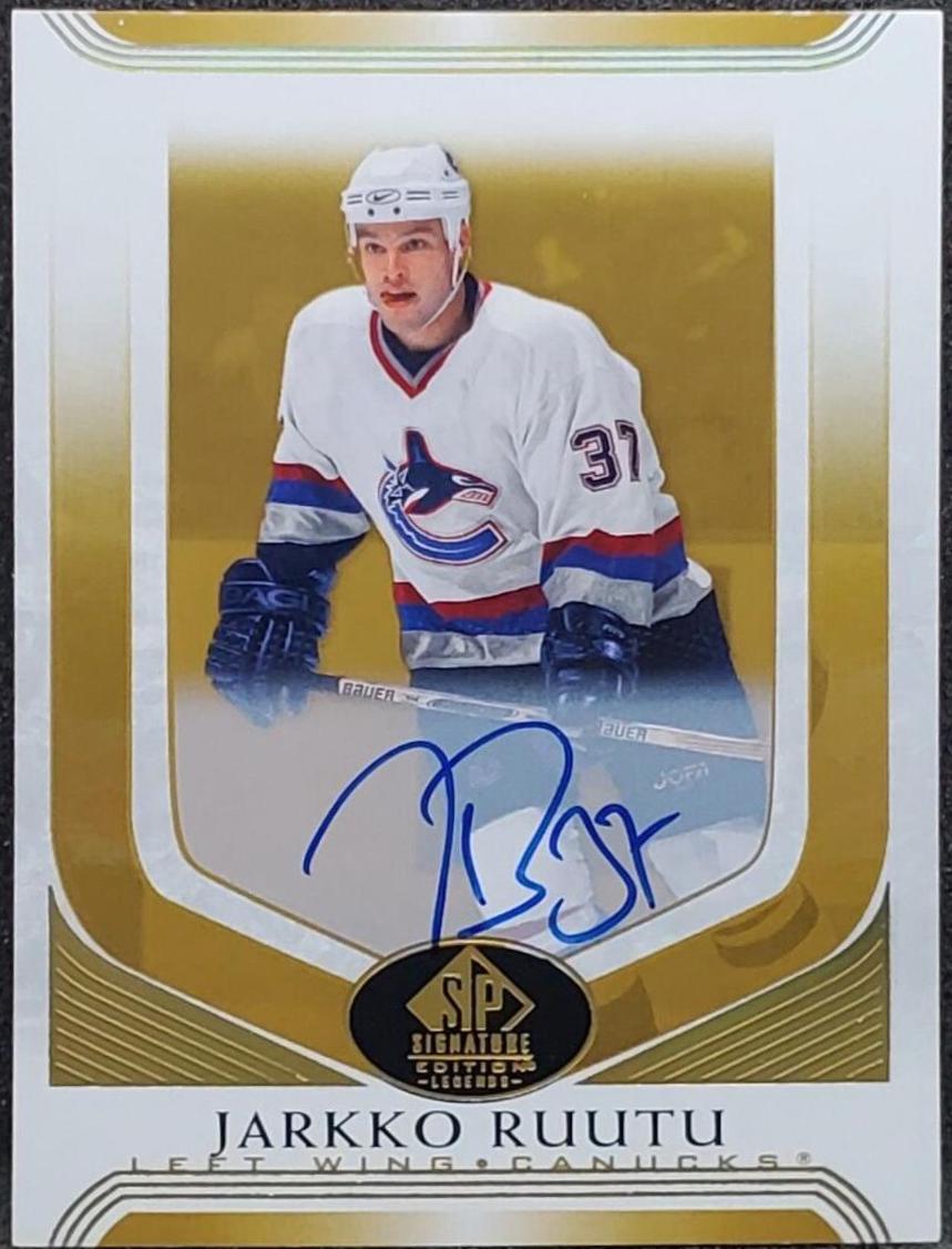 Jarkko Ruutu [Gold Spectrum Autograph] #196