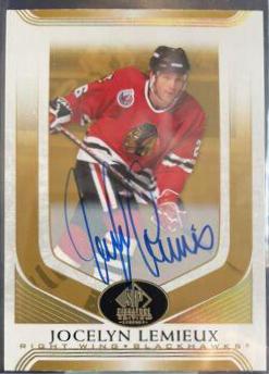 Jocelyn Lemieux [Gold Spectrum Autograph] #224
