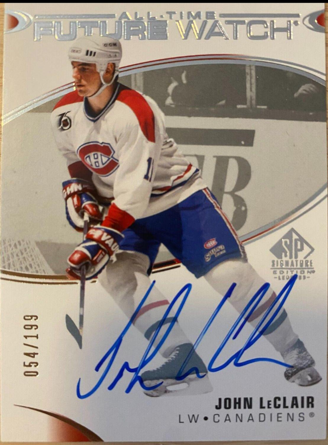 John LeClair [Autograph] #376