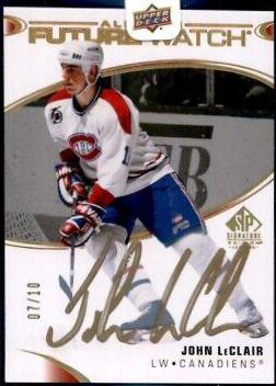 John LeClair [Black Autograph] #376