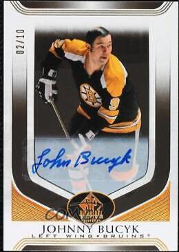 Johnny Bucyk [Black Autograph] #304