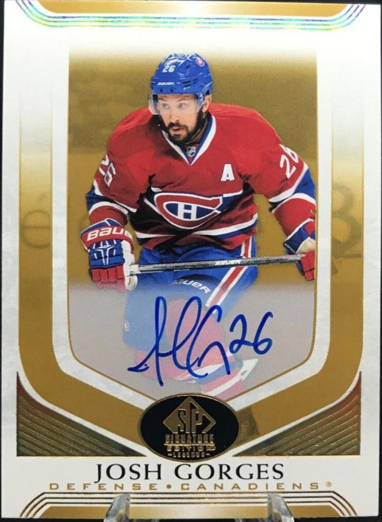 Josh Gorges [Gold Spectrum Autograph] #242