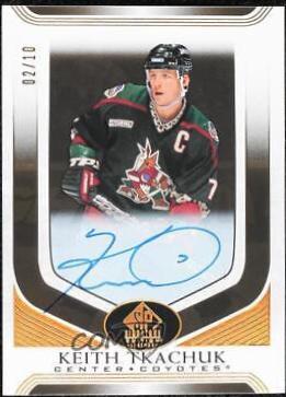 Keith Tkachuk [Black Autograph] #41