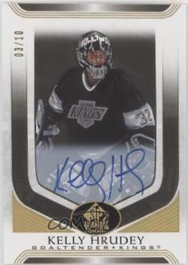 Kelly Hrudey [Black Autograph] #42