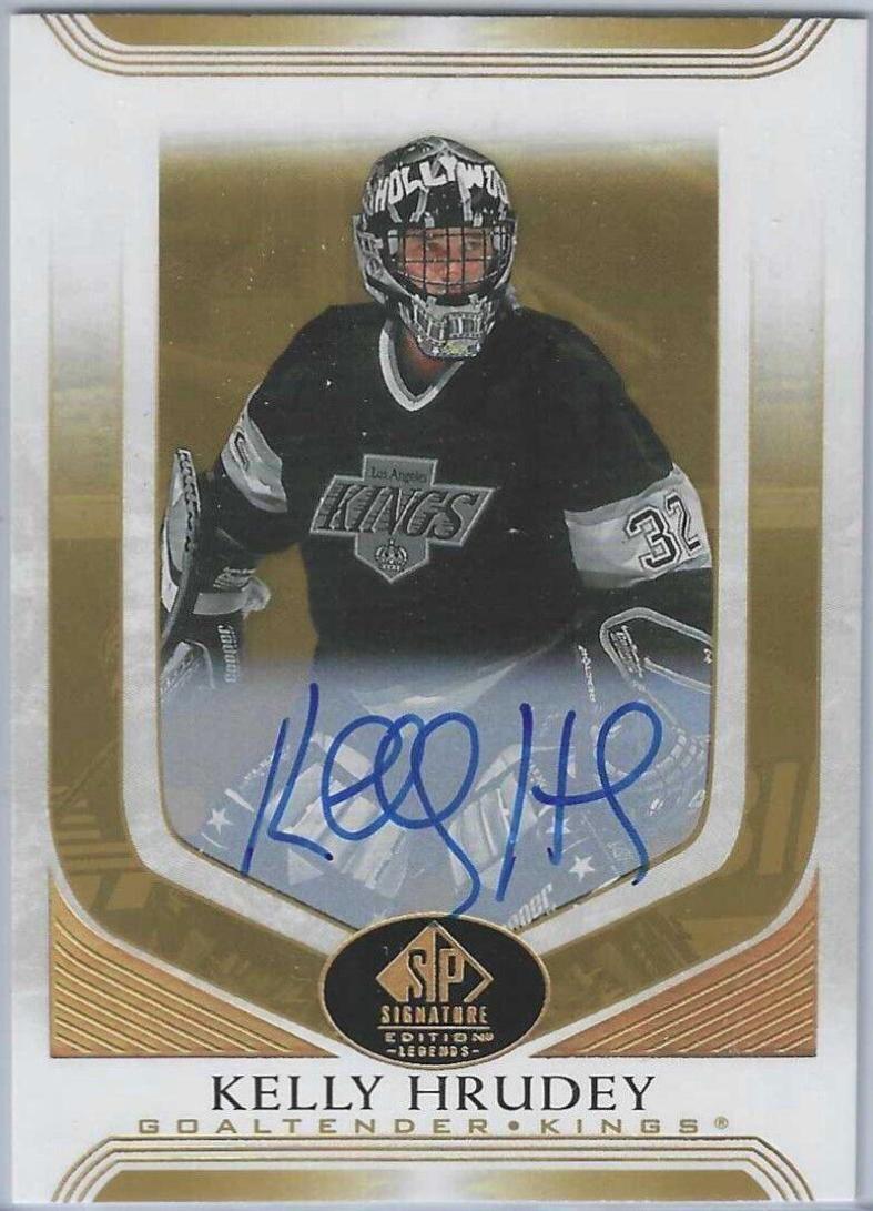 Kelly Hrudey [Gold Spectrum Autograph] #42