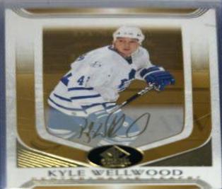 Kyle Wellwood [Gold Spectrum Autograph] #241