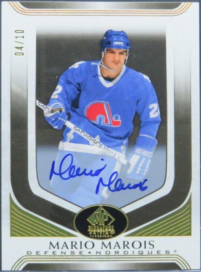 Mario Marois [Black Autograph] #46